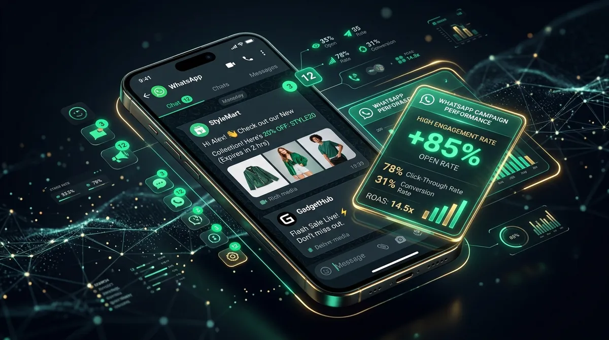 WhatsApp Marketing Campaigns Analytics and High ROAS